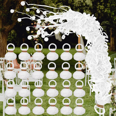 White No Mess Streamers